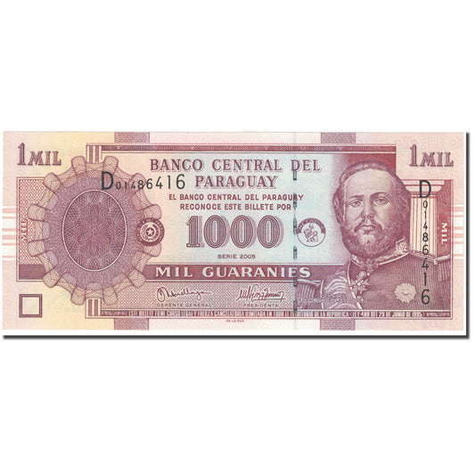 Banknot, 
  
  Paraguay, 
  
  1000 Garanti