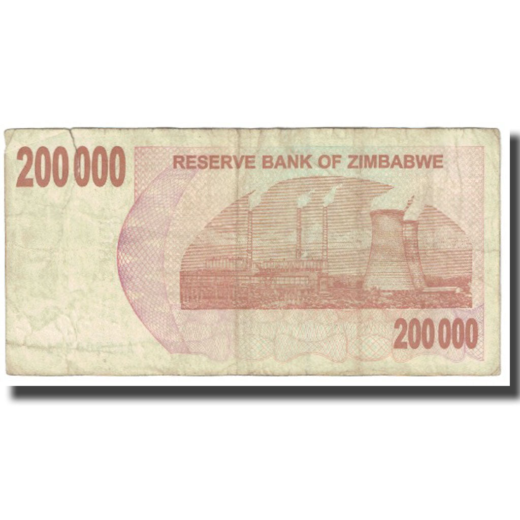 Banknot, 
  
  Zimbabve, 
  
  200