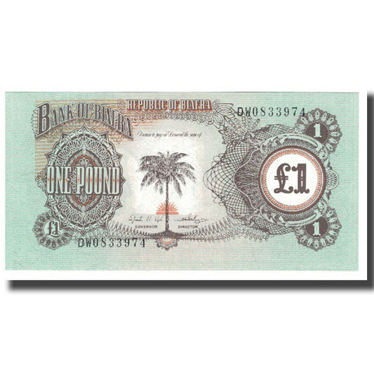 Banknot, 
  
  Biafra, 
  
  1 pound