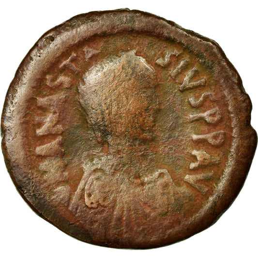 madeni para, 
  
  Anastasius I 491-518, 
  
  Folis