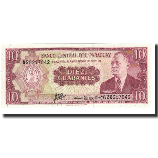 Banknot, 
  
  Paraguay, 
  
  10 Garanti