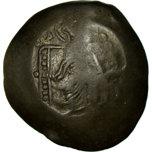 madeni para, 
  
  İshak II Angelus 1185-1195, 
  
  Aspron trakisi