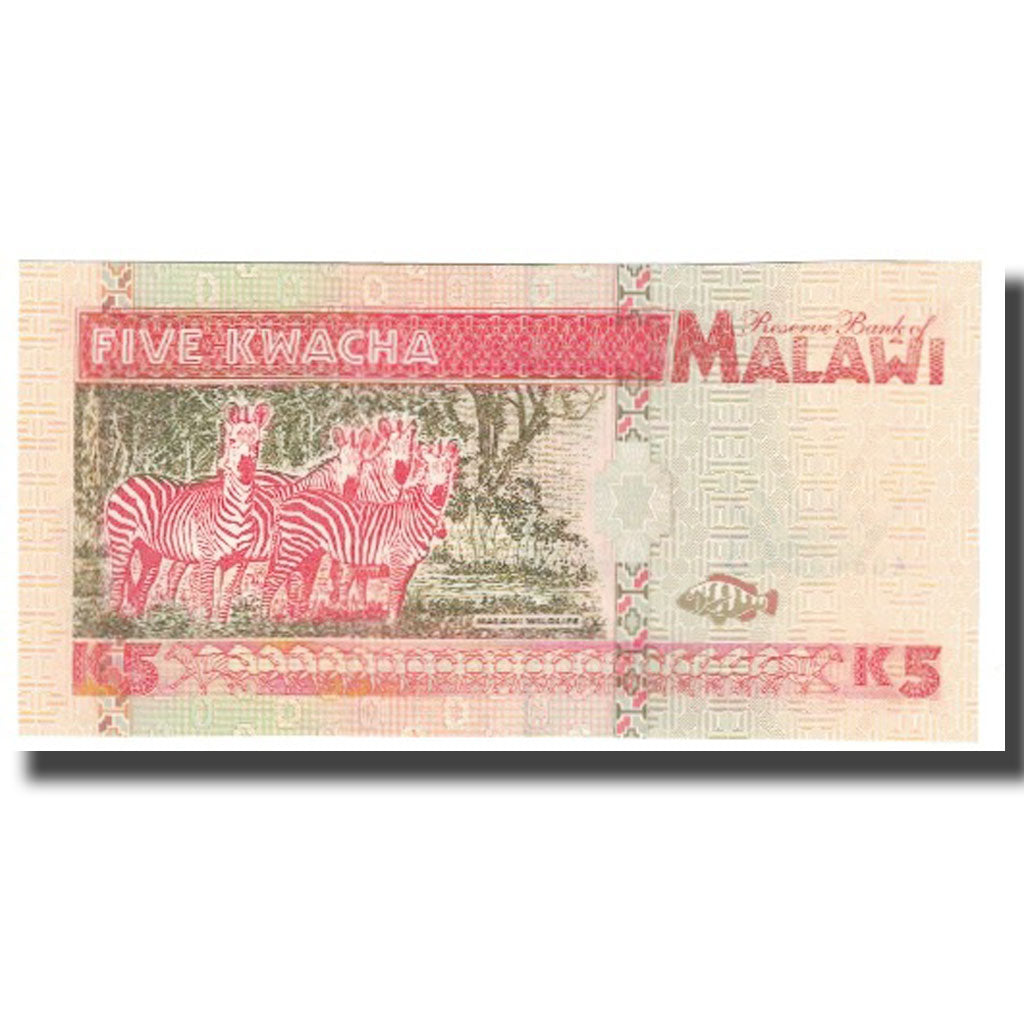 Banknot, 
  
  Malawi, 
  
  5 Kvaça