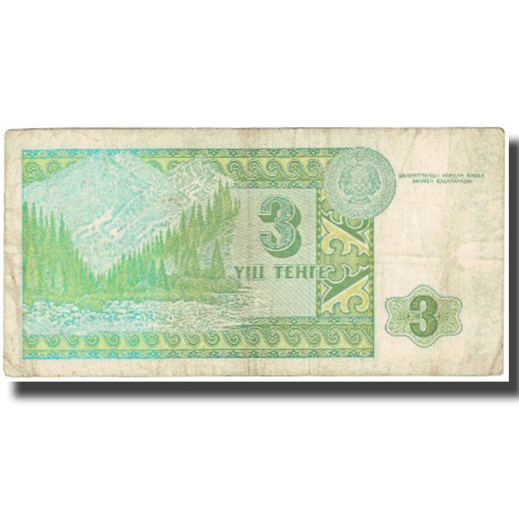 Banknot, 
  
  Kazakistan, 
  
  3 tenge