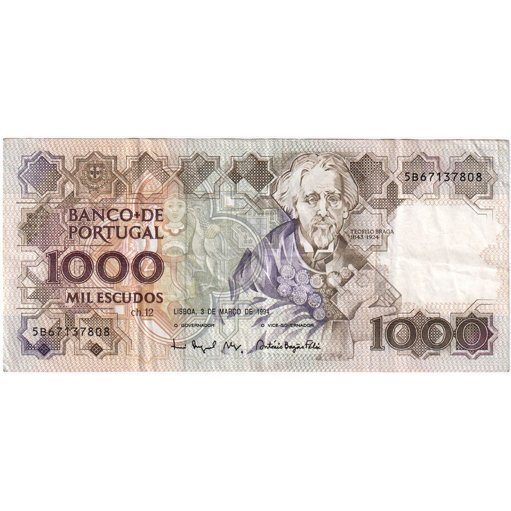 Portekiz, 
  
  1000 Escudo, 
  
  1994