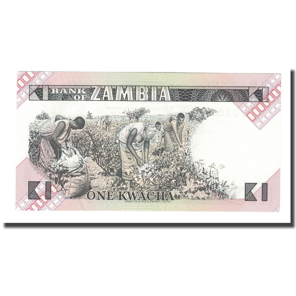 Banknot, 
  
  Zambiya, 
  
  1 Kvaça