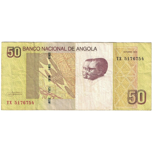 Banknot, 
  
  Angola, 
  
  50 Kwanza