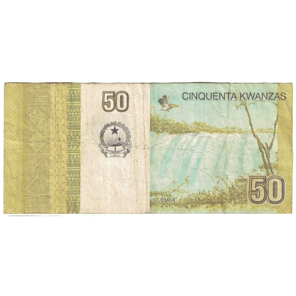 Banknot, 
  
  Angola, 
  
  50 Kwanza