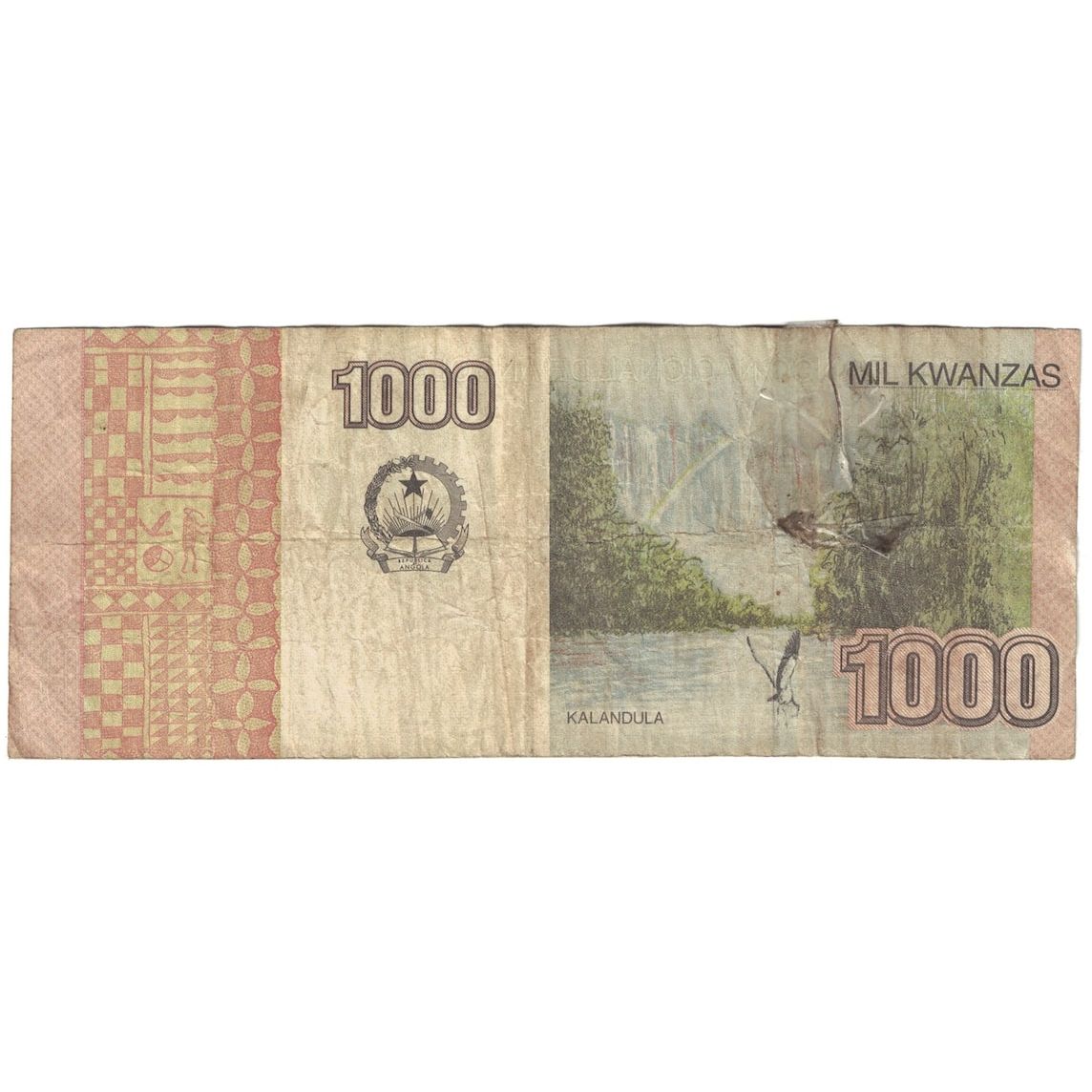 Banknot, 
  
  Angola, 
  
  500 Kwanza