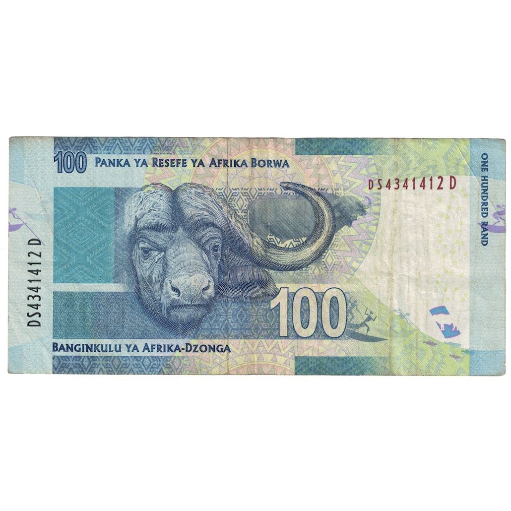 Banknot, 
  
  Güney Afrika, 
  
  100 Rand