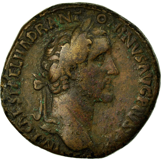 Antoninus Pius, 
  
  Sestertius, 
  
  Bakır