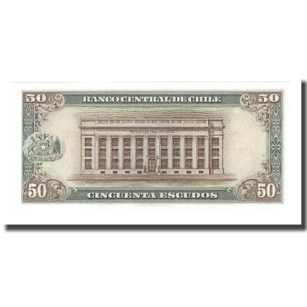 Banknot, 
  
  Şili, 
  
  50 Escudo