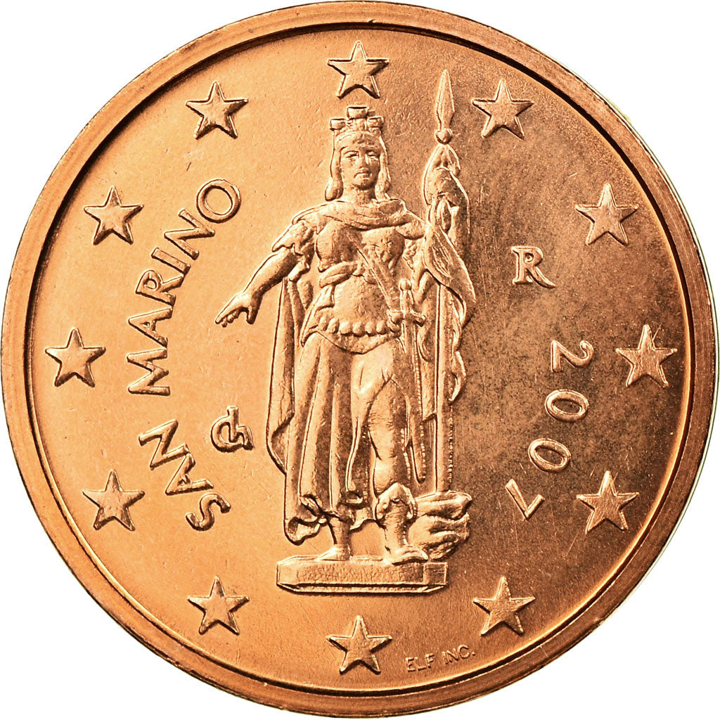 San Marino, 
  
  2 Euro Cent, 
  
  2007