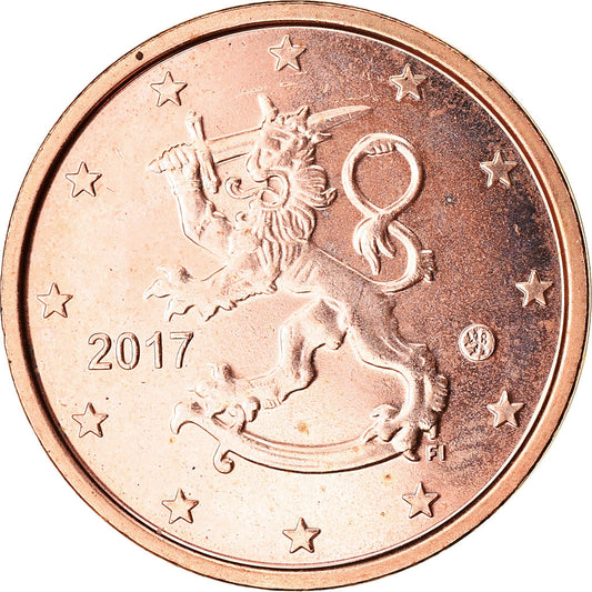 Finlandiya, 
  
  2 Euro Cent, 
  
  2017