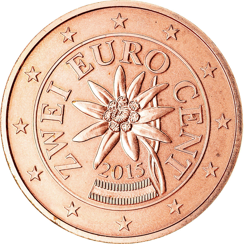 Avusturya, 
  
  2 Euro Cent, 
  
  2015