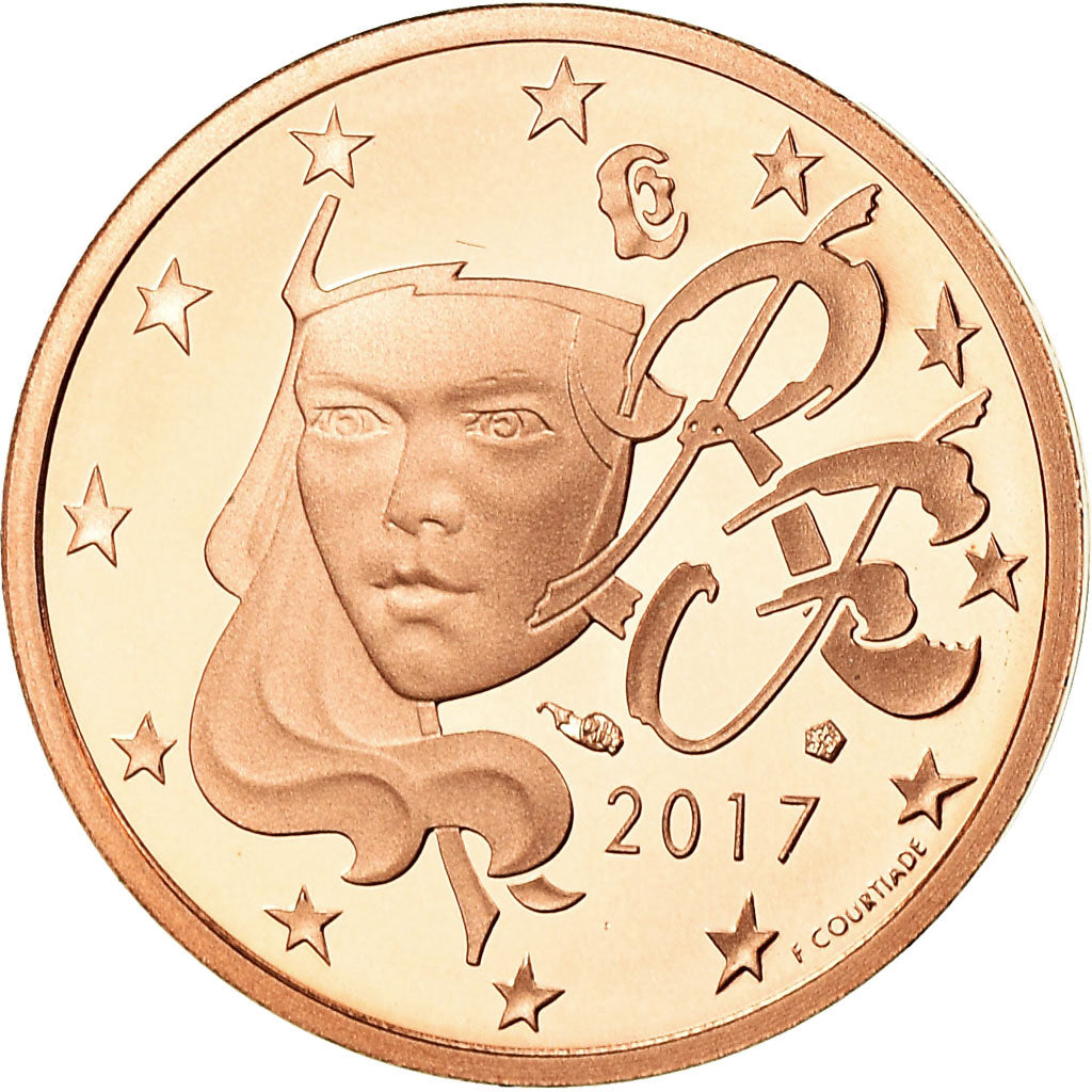 Fransa, 
  
  2 Euro Cent, 
  
  2017