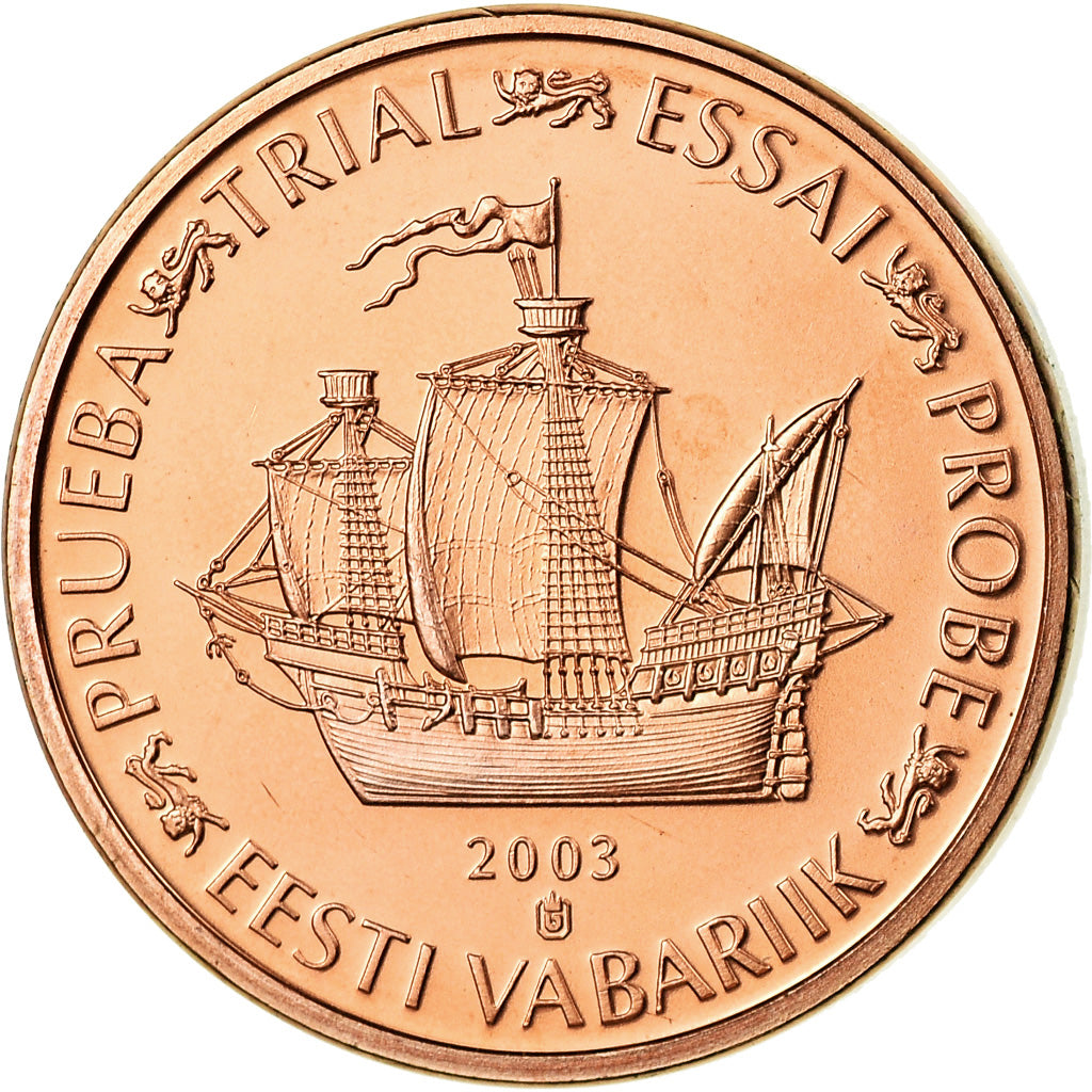 Estonya, 
  
  2 Euro Cent, 
  
  2003