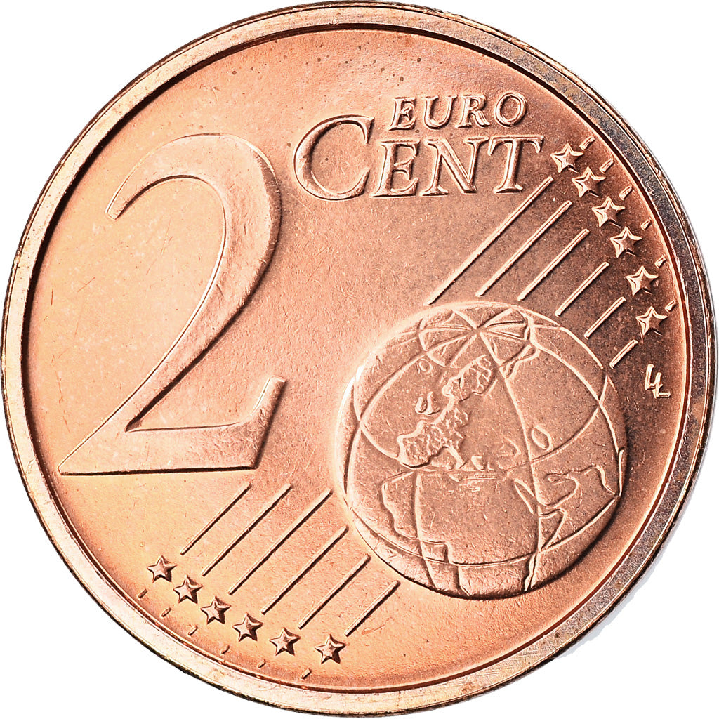 Lüksemburg, 
  
  2 Euro Cent, 
  
  2017