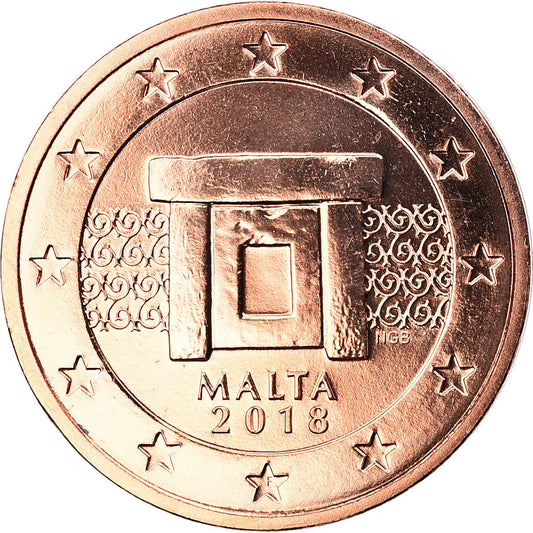 Malta, 
  
  2 Euro Cent, 
  
  2018