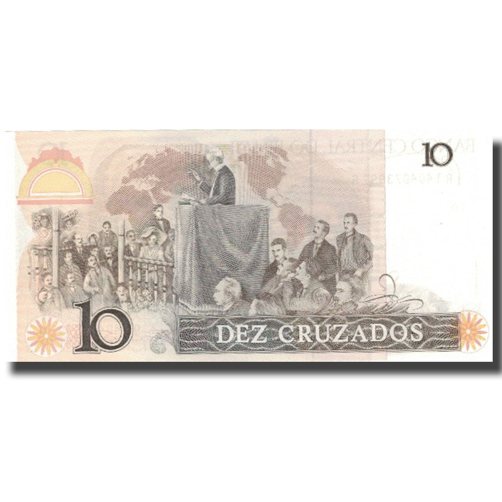 Banknot, 
  
  Brezilya, 
  
  10 Cruzado