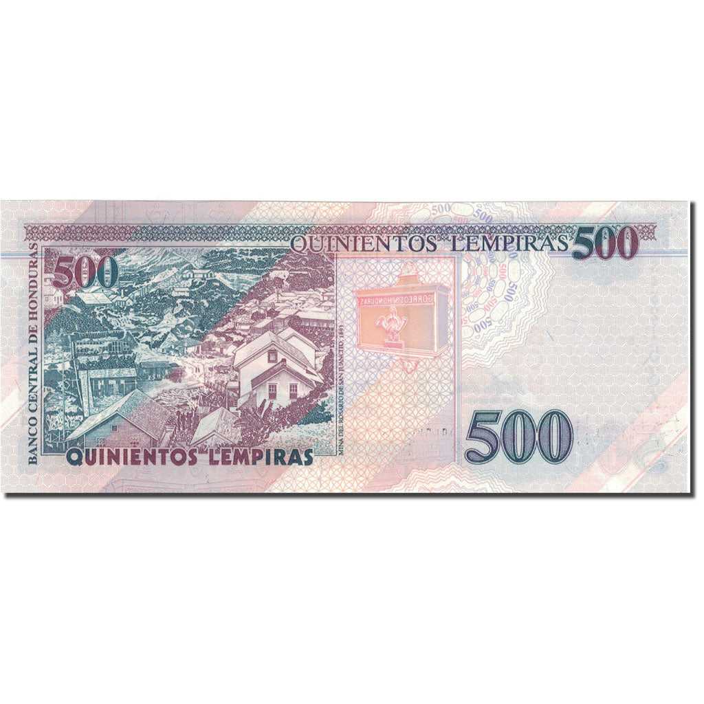 Banknot, 
  
  Honduras, 
  
  500 Lempira