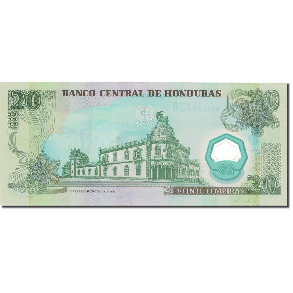 Banknot, 
  
  Honduras, 
  
  20 Lempira