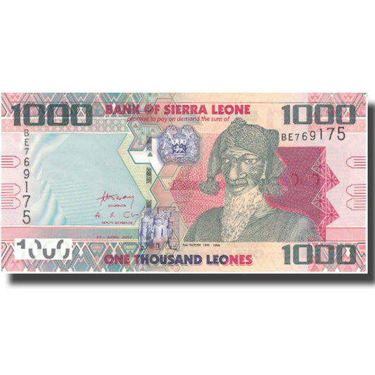 Banknot, 
  
  Sierra Leone, 
  
  1000 Leon