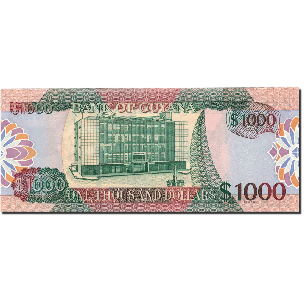 Banknot, 
  
  Guyana, 
  
  1000 Dolar