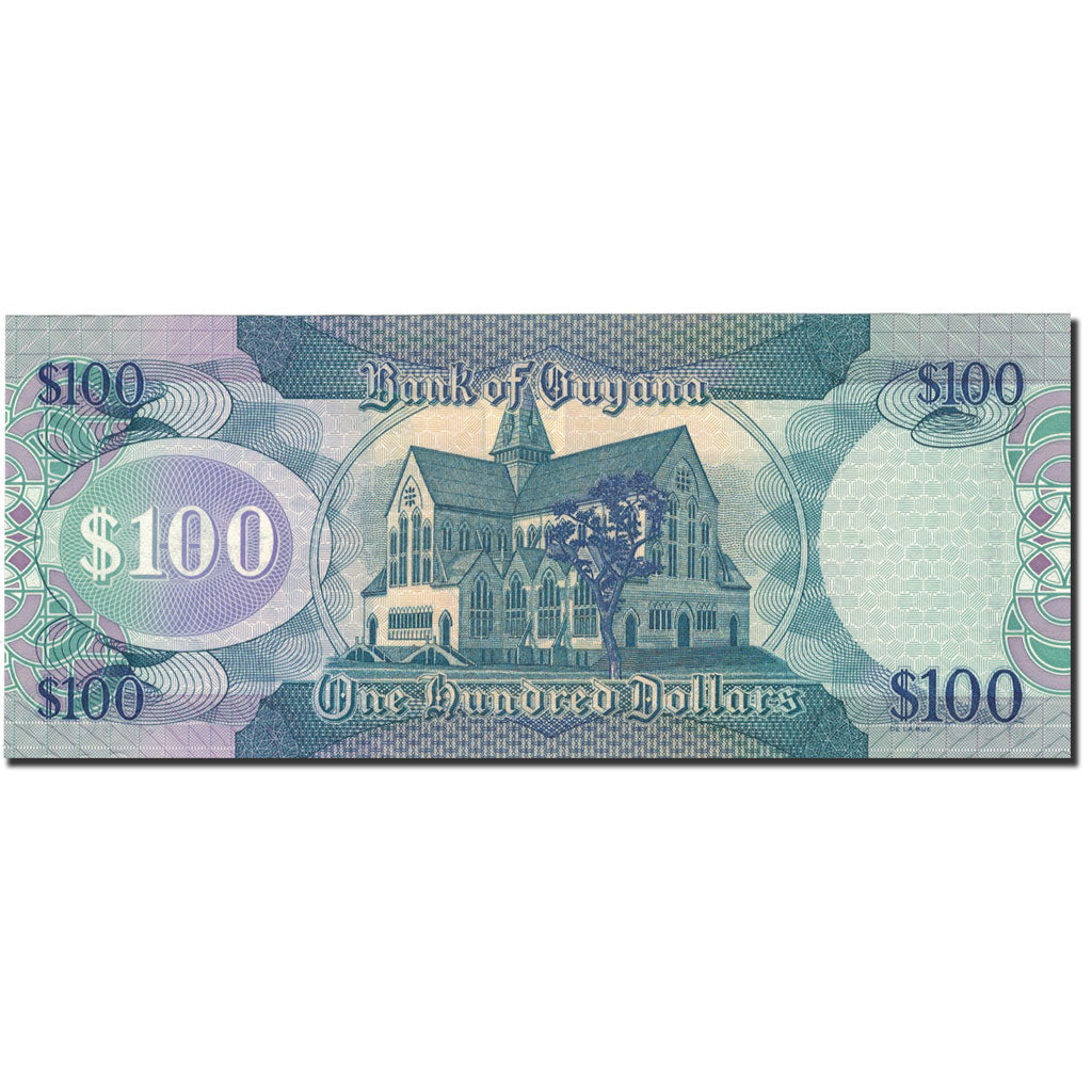 Banknot, 
  
  Guyana, 
  
  100 Dolar