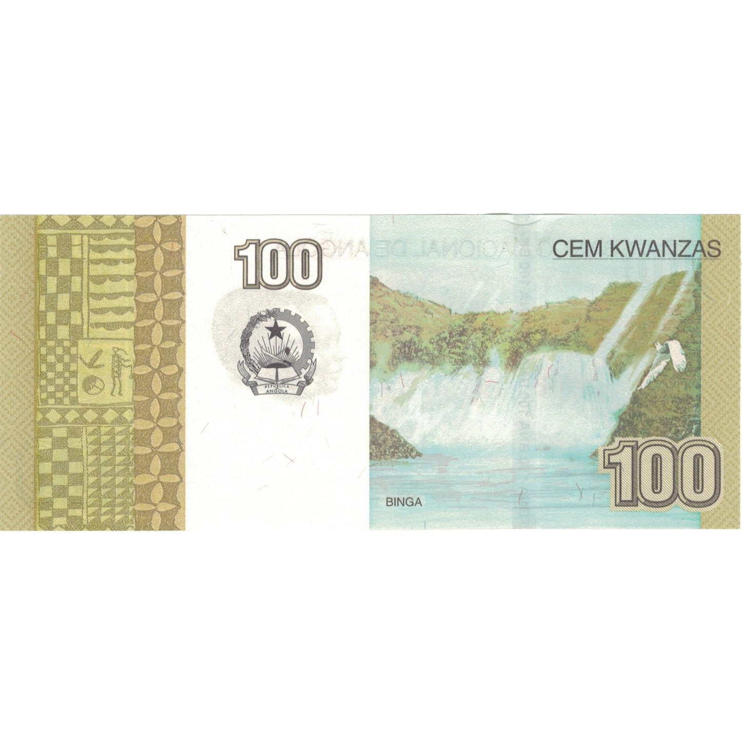 Banknot, 
  
  Angola, 
  
  100 Kwanza