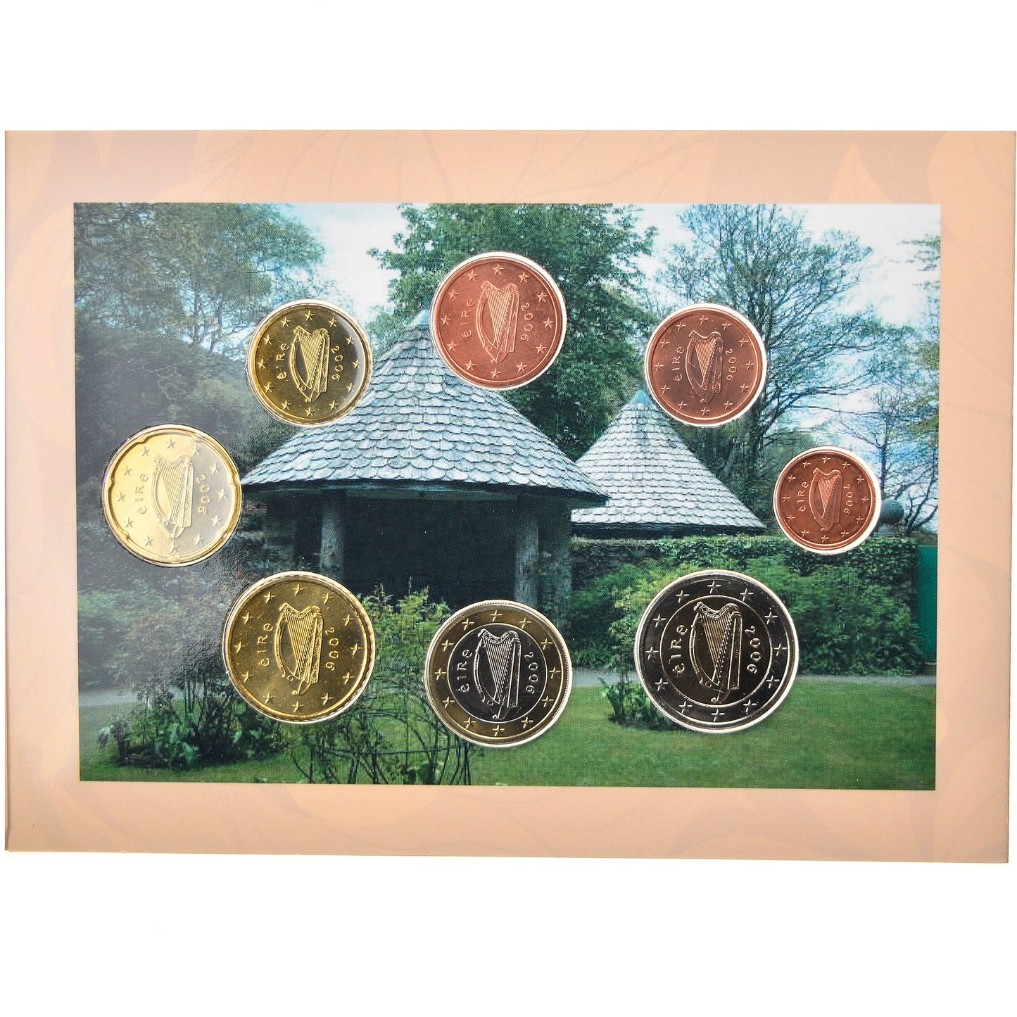 İRLANDA CUMHURİYETİ, 
  
  1 Cent ila 2 Euro, 
  
  2006