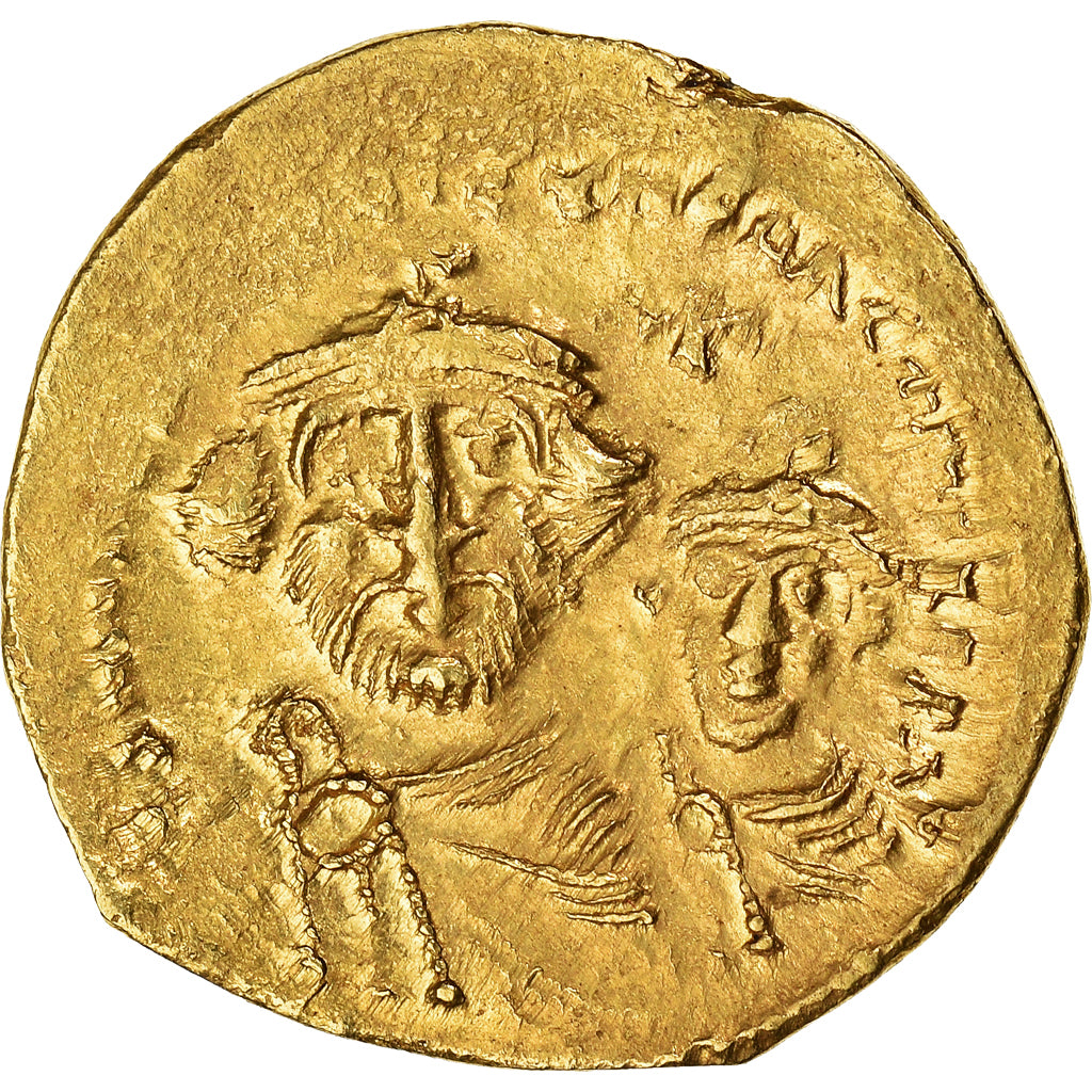 Herakleios, 
  
  Herakleios Konstantin ile 
  
  Solidus