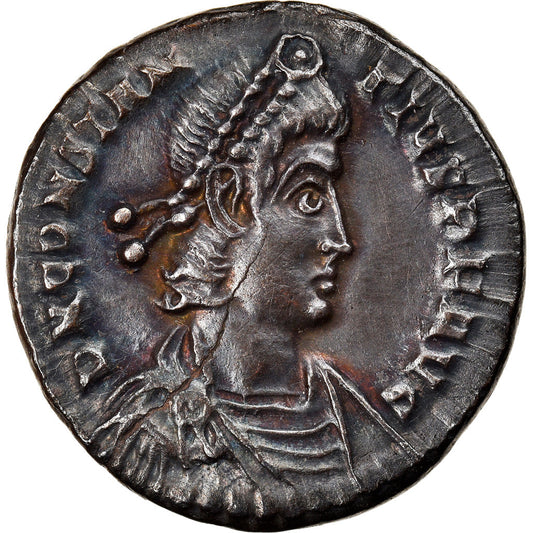 madeni para, 
  
  Constantius II, 
  
  Silika