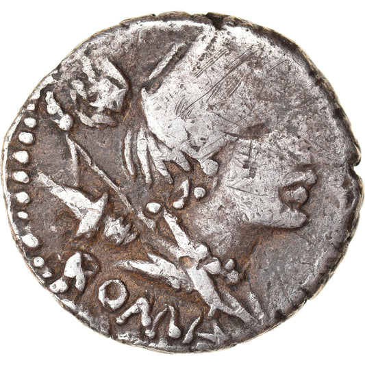 madeni para, 
  
  Postumia, 
  
  Denarius