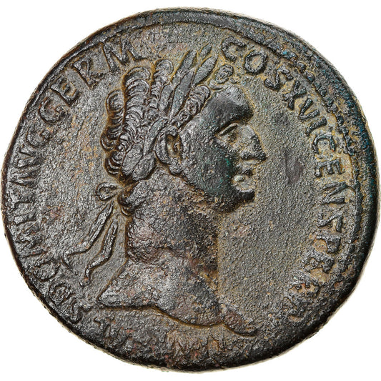 madeni para, 
  
  Domitianus, 
  
  Sestertius